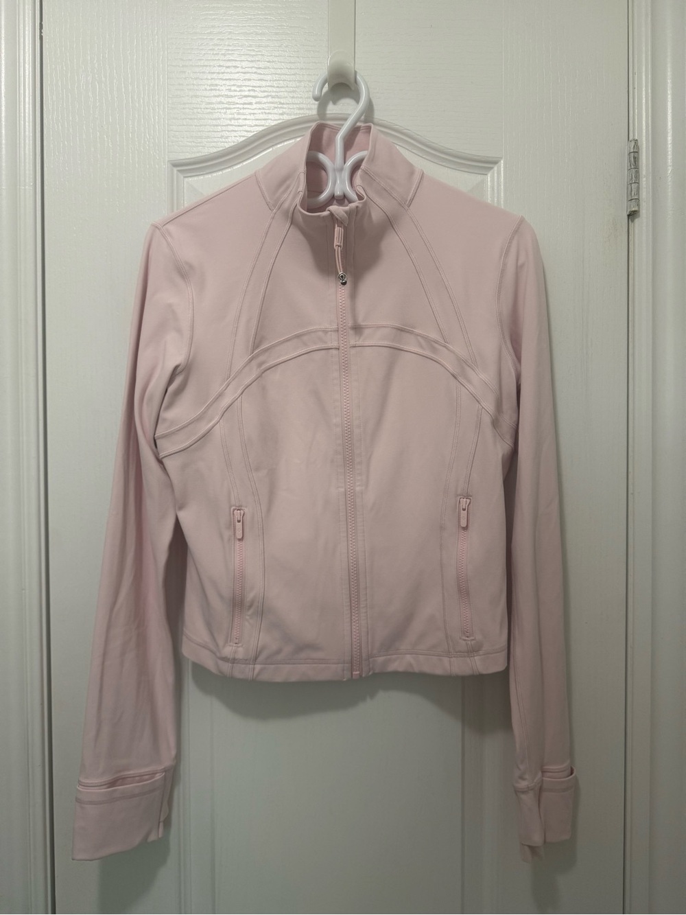 Lululemon Cropped Define Jacket Nulu Strawberry Milkshake size 12